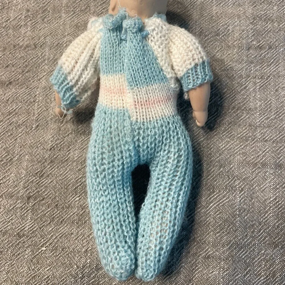 Boots Tyner Sugar Lump baby doll Mini Porcelain Vintage Dressed 7